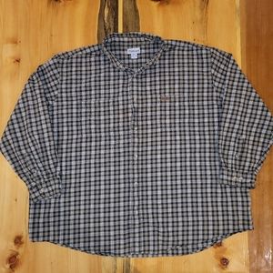 Carhartt Flannel Shirt Men's Size 4XL Good Shape